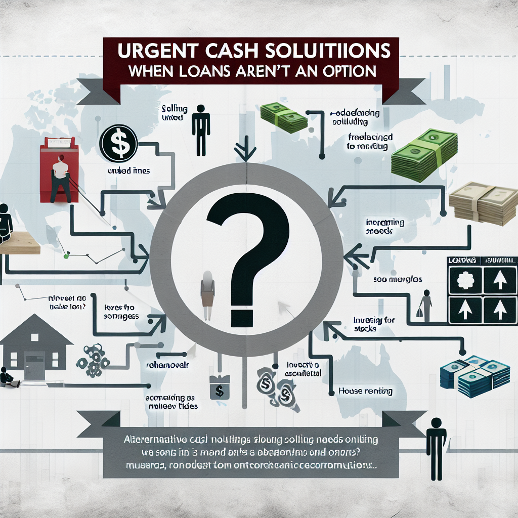 Urgent Cash Solutions: When Loans Aren't an Option