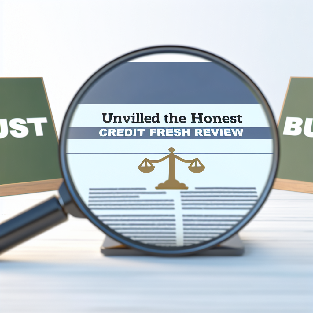 Unveiled: The Honest Credit Fresh Review - Trust or Bust?