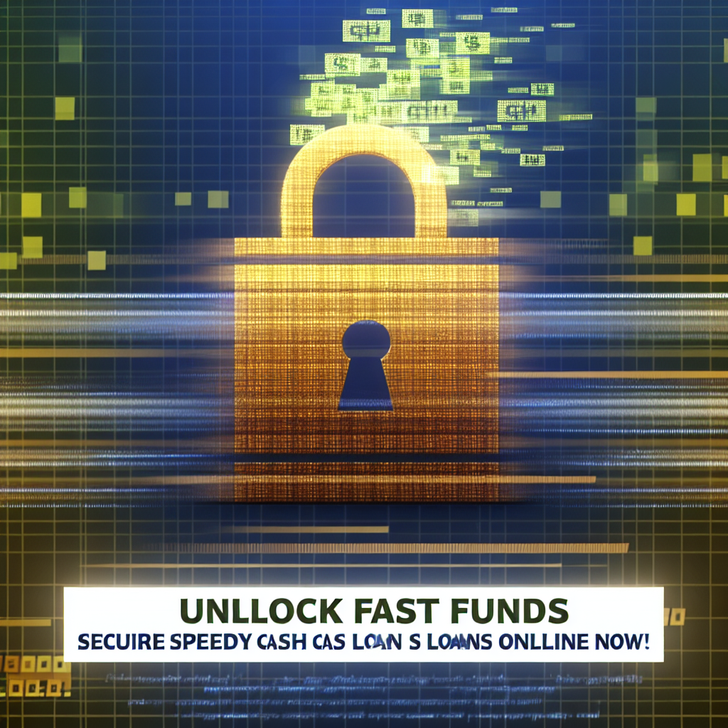 Unlock Fast Funds: Secure Speedy Cash Loans Online Now!